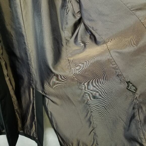 111 State Jacket Large All Weather Black Coat Dress Rain - Picture 3 of 7